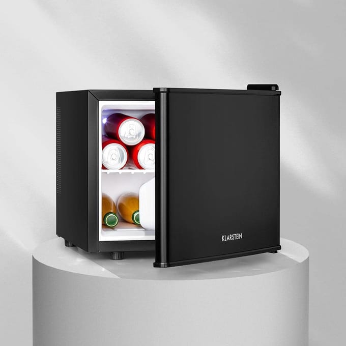 Minibar Koelkast voor Snacks en Dranken - Stille en Compacte Mini Koelkast (17L, Traploze Temperatuurregeling)