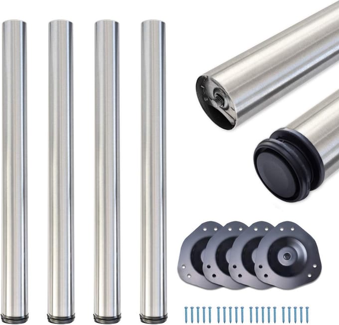 Goodivery ® Tafelpoten Set van 4 in Verstelbare Hoogte en Modern Design