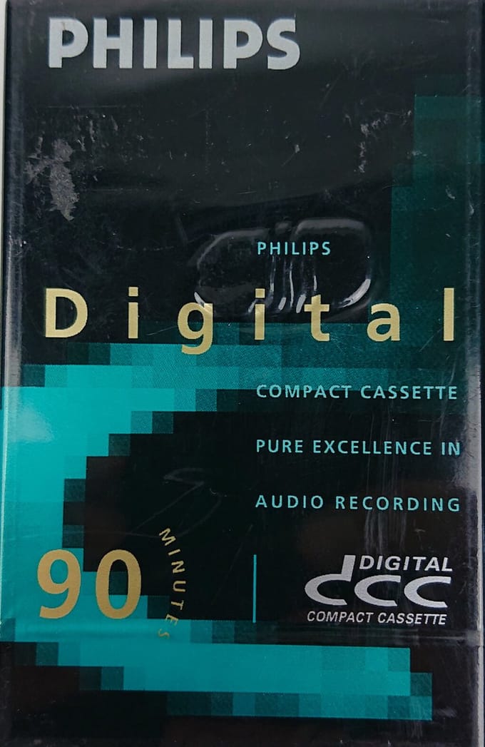 Philips DCC - Digital Compact Cassette - 90 minuten