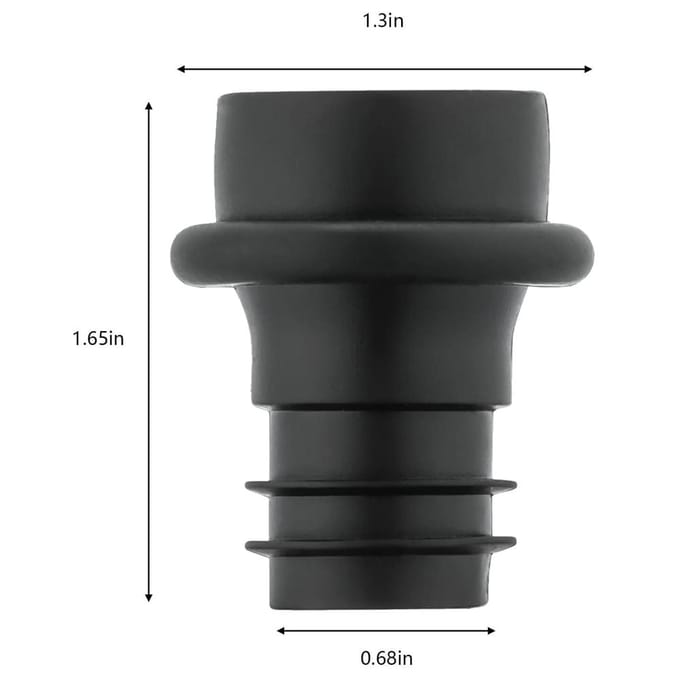 Bouchon à vin avec pompe à vide, aérateur de conservation de vin, accessoires de bar, bouchon de bouteille en silicone pour accessoires de bar gray