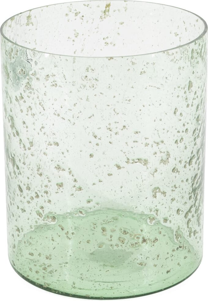 HomeBound by KY | Waxine bubbelglas groen | kandelaar