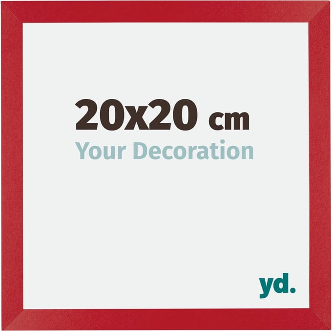 Your Decoration - Fotolijst 20x20 cm - MDF - Rood - Mura