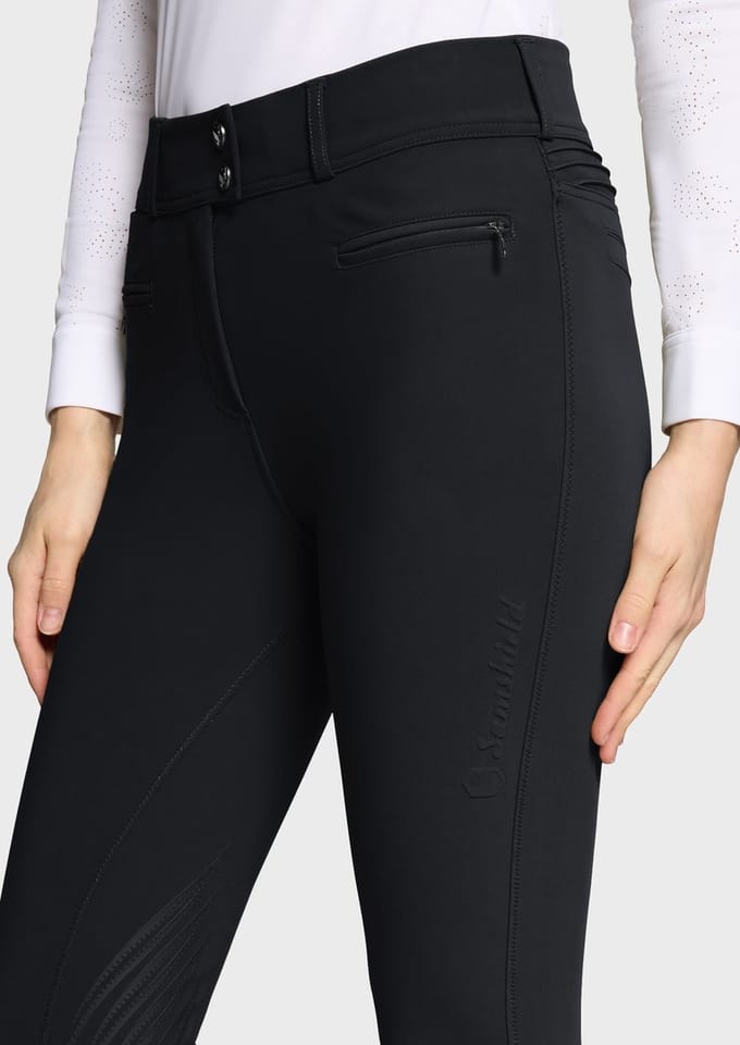 Samshield Clara Air Knie Grip Rijbroek Dames S Zwart