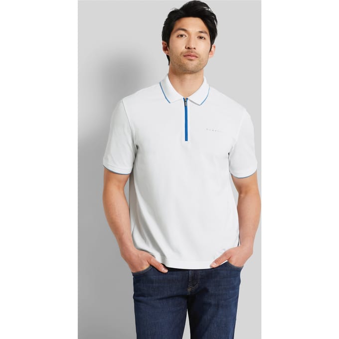Bugatti Herren Poloshirt met rits