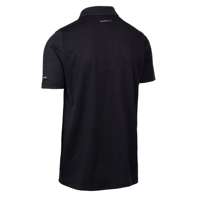 Trespass Heren Mckay Active Poloshirt (Donker Vuursteen Marl)