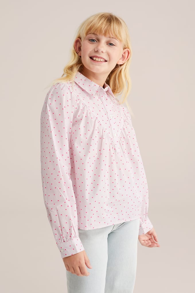 We Fashion Blouse Light Pink Größe: 170/176 | Hemden Outlet | kids | Rosa