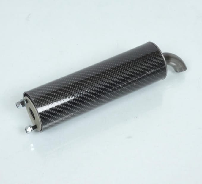 geluiddemper cartridge 2 schroeven 37mm carbon gelakt voor scooter