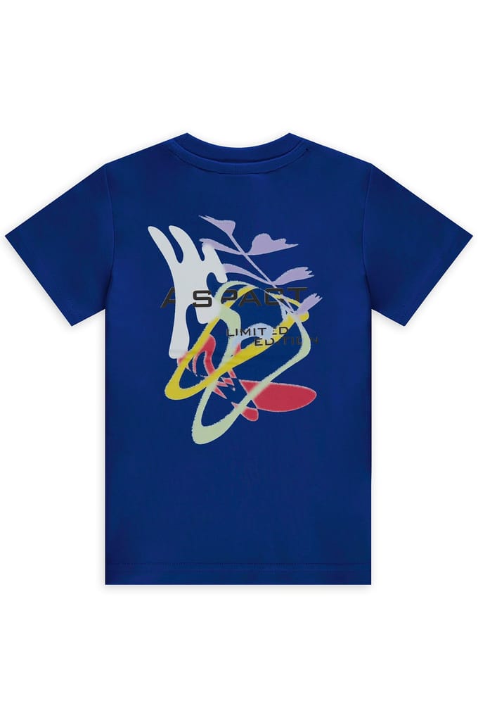 Aspact Kids Limited Tee Blue Größe: 104 | T-Shirts Outlet | kids | Blau