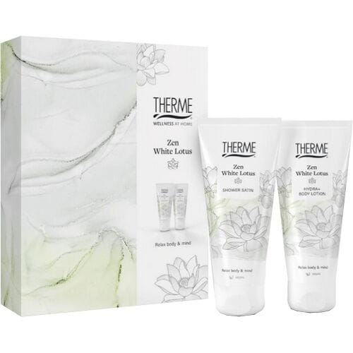 Therme Zen White Lotus geschenkset (2-delig) - Body Lotion 200 ml & Shower Gel 200 ml