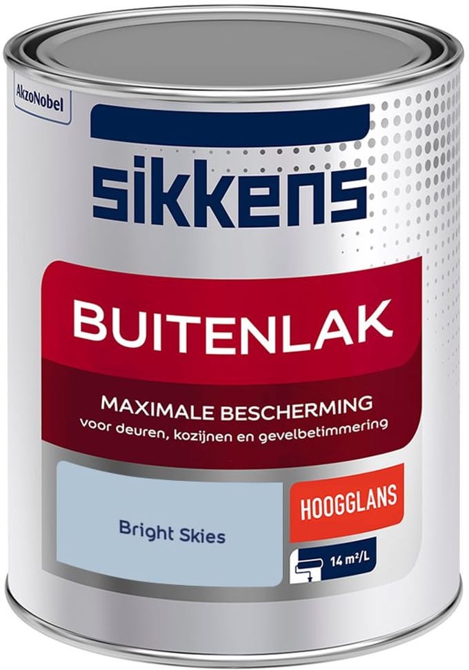 Sikkens - Buitenlak Hoogglans - Bright Skies - Mengverf - 1 L