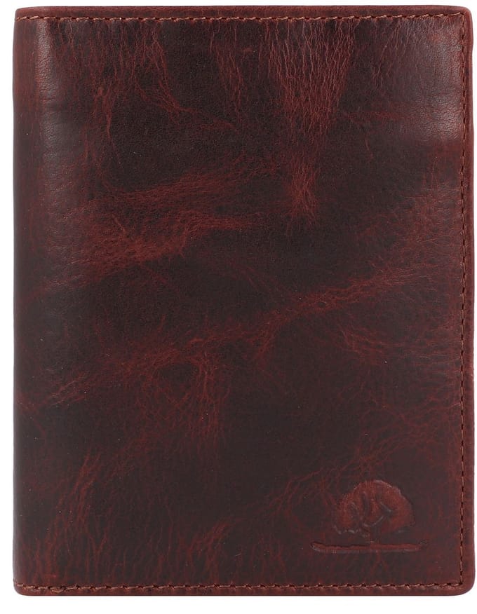 Greenburry Rugged Portemonnee RFID-bescherming Leer 12.5 cm - Jongens - Horizontaal - brown