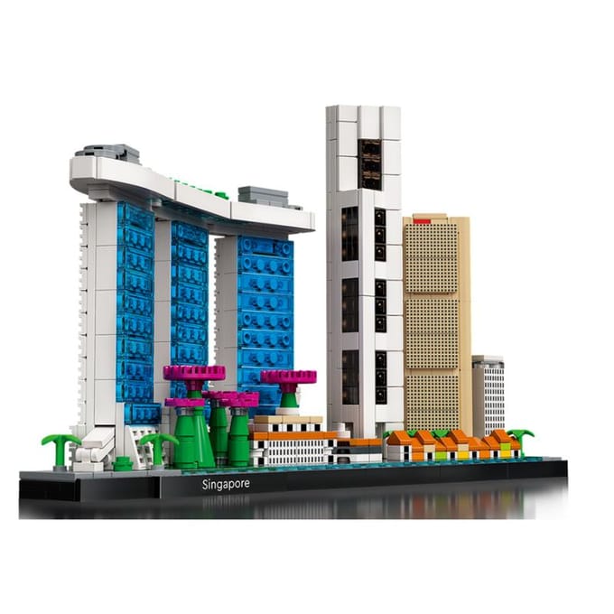 LEGO 21057 Architecture Singapore Skyline Bouwpakket voor Volwassenen