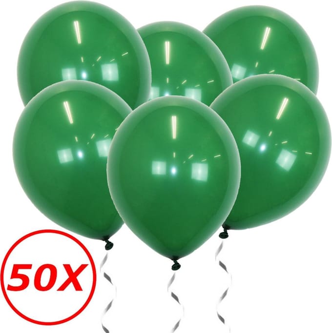 Groene Ballonnen 50St Feestversiering Verjaardag Ballon