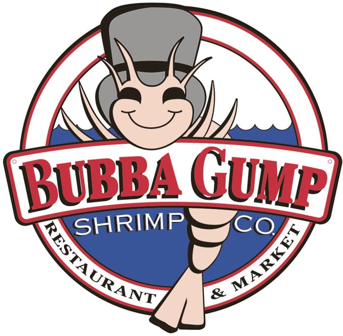 Signs USA - wandbord - dibond - Bubba Gump - 40 x 39 cm