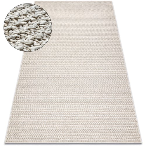 Kleden Rugsx Tapijt JERSEY 19236 beige - structureel, lus 60x100 cm