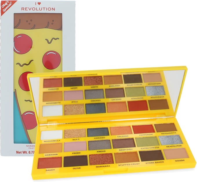 Makeup Revolution  Tasty-Pizza - Oogschaduw pallet - SINTERKLAAS tip