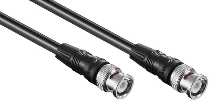 BNC (m) - BNC (m) kabel - RG58 - 50 Ohm / zwart - 3 meter