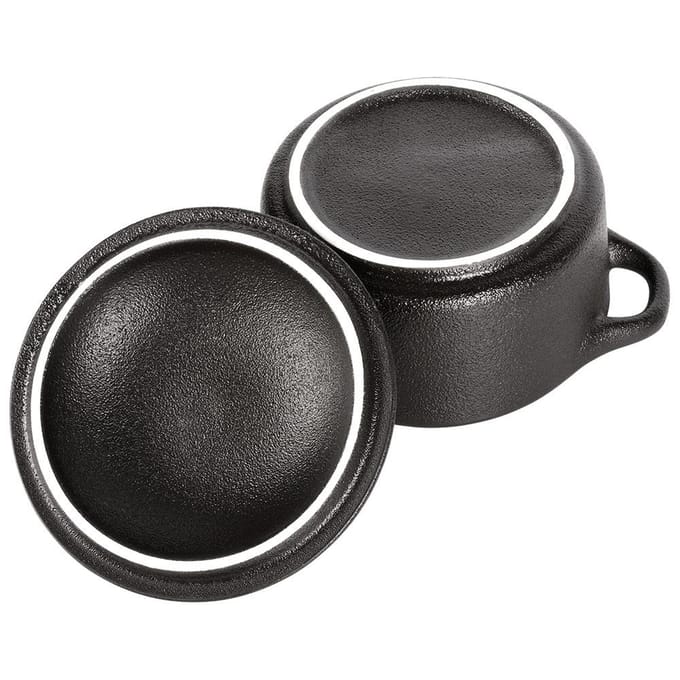 Vilde - Porseleinen Ovenschaaltjes - 300 ml - Met Deksel - 6 stuks
