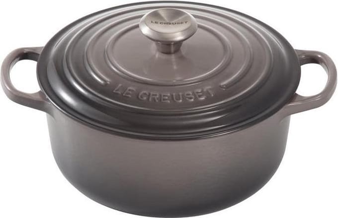 Le Creuset - Signature braadpan rond 28cm Flint