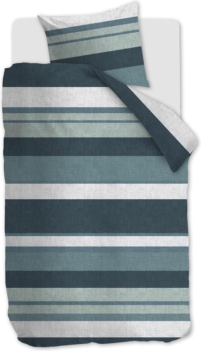 Ambiante Dani dekbedovertrek - Eenpersoons - 140x200/220 - Blauw