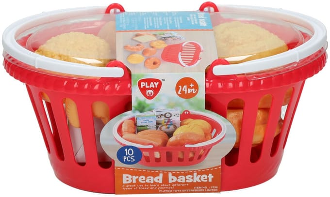 Playgo Basket with Bread - 10pcs.