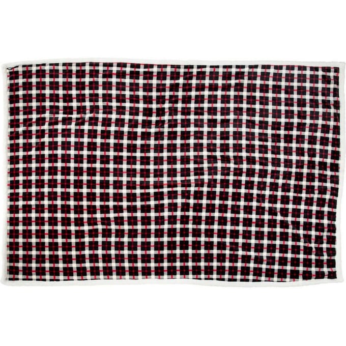 Trespass Vallon Sherpa Deken (Rood/zwart/wit)