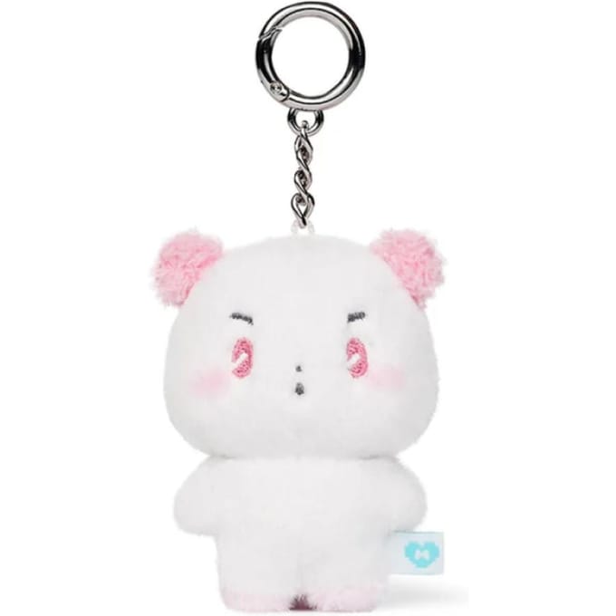 PLAVE [Boutique Éphémère du 2e Anniversaire: Joyeux Jour de Plave] Porte-clés Peluche MMMM Bamby white
