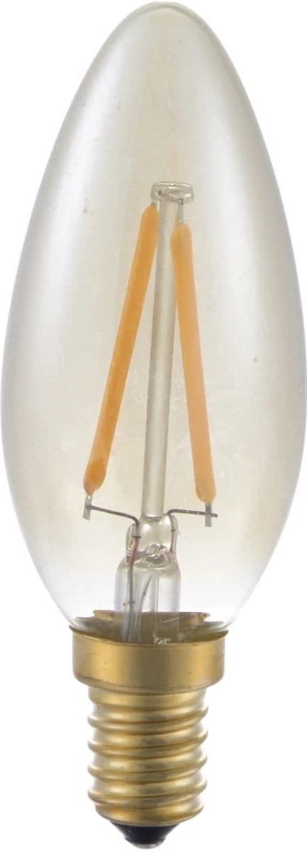 SPL LED Filament Kaars (GOUD) - 2W / DIMBAAR 2200K