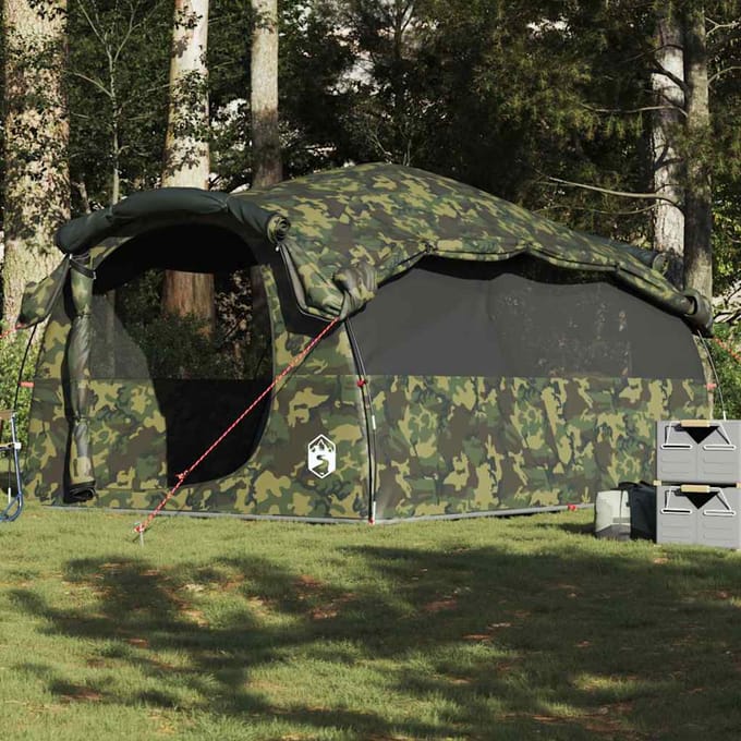 vidaXL - Tunneltent - 6-persoons - waterbestendig - camouflage