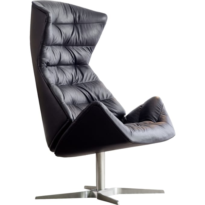 Thonet 808 Fauteuil - Nappaleder zwart