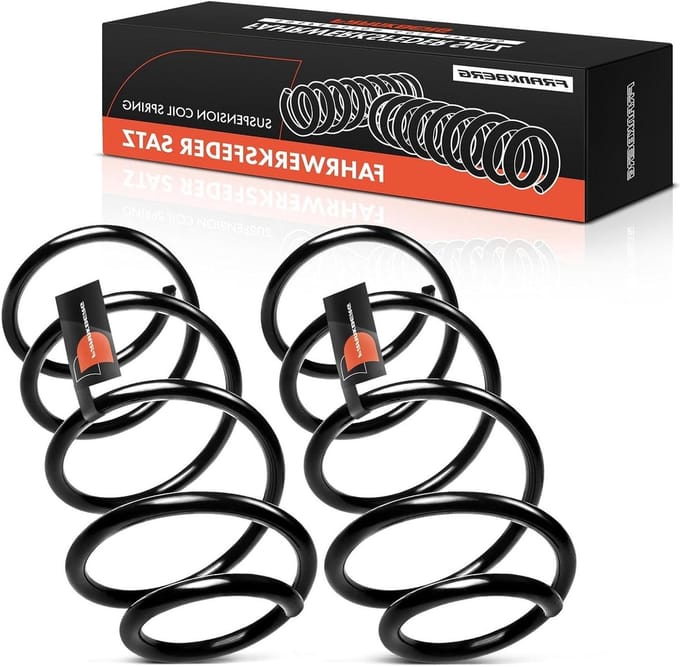 Chassisveer - Schroefveer - Auto Ophanging - Vooras Links Rechts - 350mm Lengte - Metaal