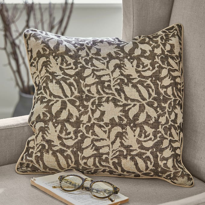 LOBERON Kussenhoes set van 2 Ziradayn zwart/beige