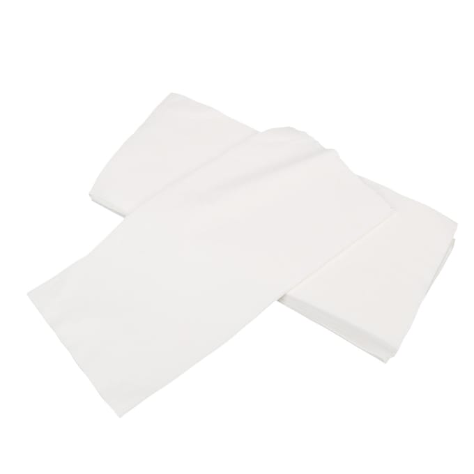 100 stuks Wegwerp Haandoeken Sterke Waterabsorptie Pareltextuur Zachte Houtpulp Katoenen Handdoeken white