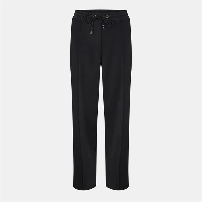 Dames Ted Baker Effen Patroon Open Zoom Rechstreeks Joggingbroek in Zwart