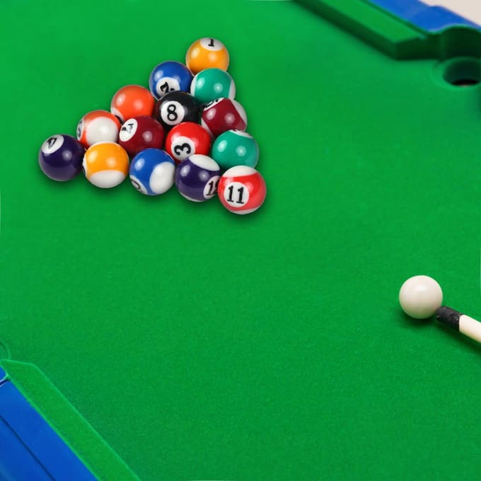 25MM   38MM Kinderen Biljarttafel Ballen Set Hars Kleine Pool Keuballen Complete Set 25mm / 0.98in blue