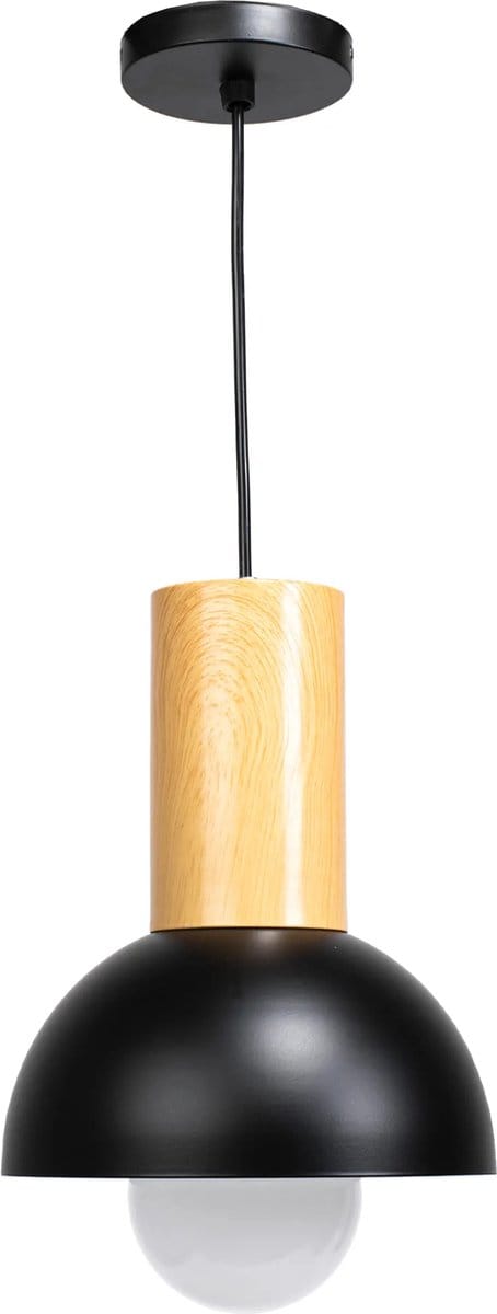 TooLight Minimalistische hanglamp - verstelbaar - zwart - 20 x 24 cm - E27 fitting