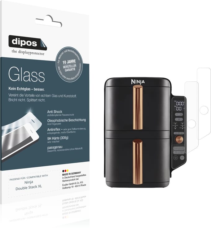 dipos – 2x Matte Pantserfolie geschikt voor Ninja Double Stack XL | 9H Screenprotector