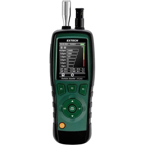 Extech VPC260 Deeltjesteller – Temperatuur, Luchtvochtigheid