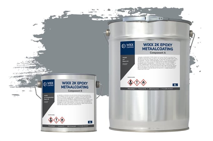 Wixx 2K Epoxy Metaalcoating - 5L - RAL 7046 | Telegrijs 2
