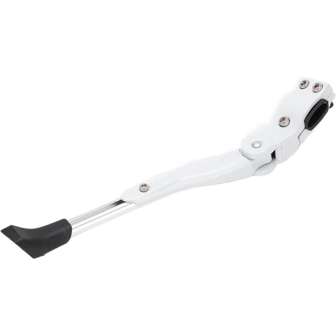Béquille de vélo réglable en alliage d'aluminium pour VTT et vélo de route, blanche white