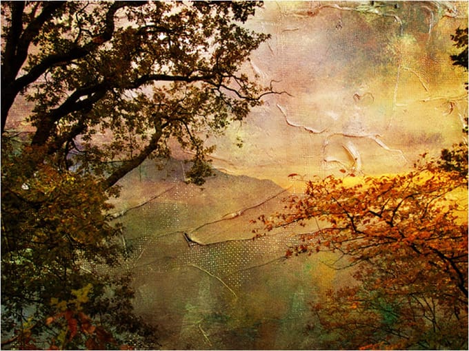 Fotobehang - Painted autumn.