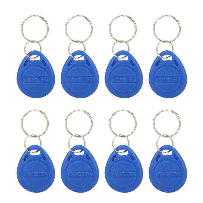 100 stuks blauwe sleutelhangers RFID-proximitykaartsleutel voor toegangscontrole(ID-kaart) blue