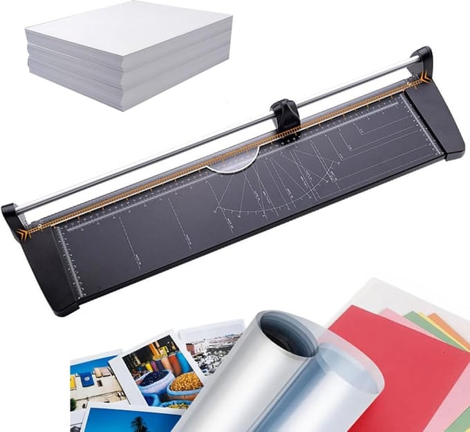 Papier Snijmachine - Papier Snijder - Precisie Snijden - Metaal Gehard - Tot 10 Vel