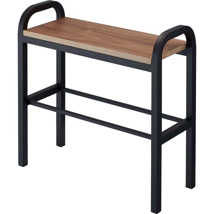 Yamazaki Schoenenrek met Houten Plank - Tower - Zwart
