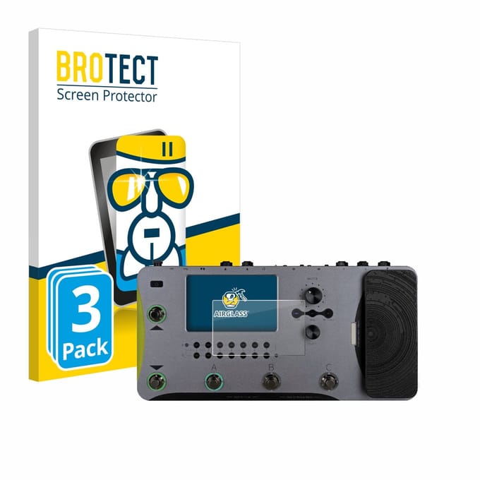 Screenprotector 3 Stuks voor Mooer GE1000 Beschermglas transparant