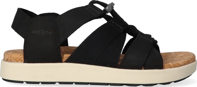 Keen - Elle Mixed Strap Dames Sandalen Black/Birch - Maat 37