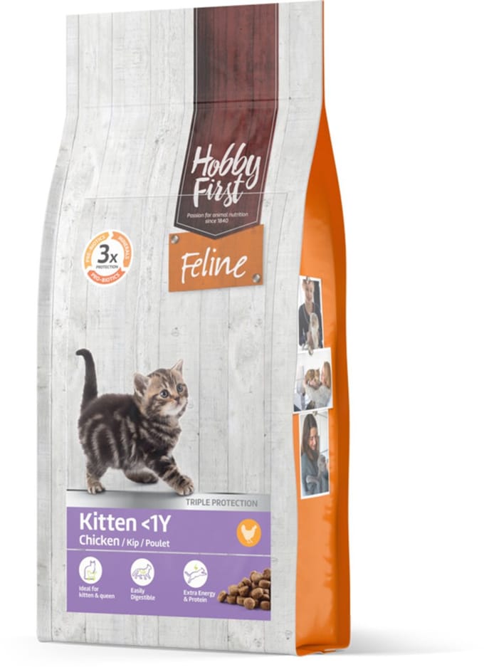 HobbyFirst | Feline | Kitten < 1Y | Kattenvoer | Kip | 1,5 KG