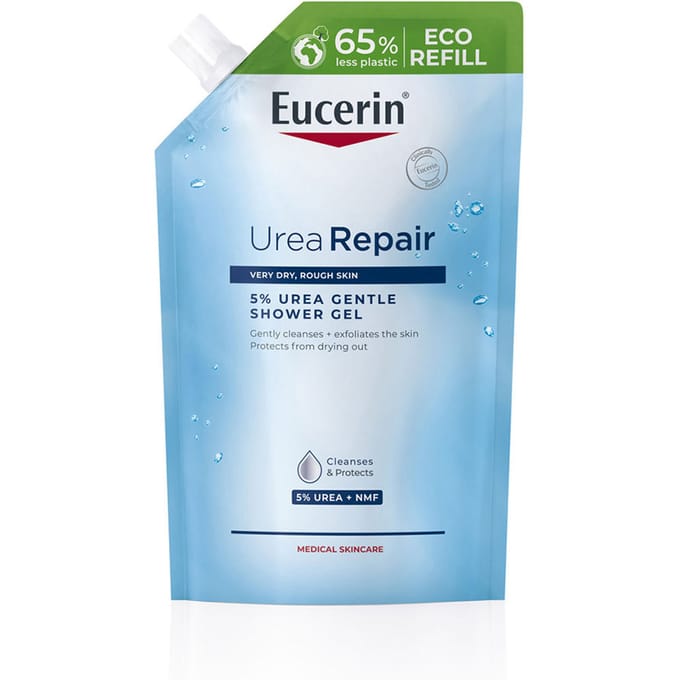 Eucerin UreaRepair Wasgel 5% Urea Zeer Droge En Ruwe Huid Navulling 400ml