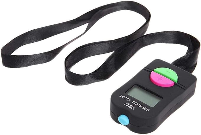 Digitale teller - Elektronische clicker - Gegevens bijhouden - LCD-scherm - 7 centimeter - Meerkleurig