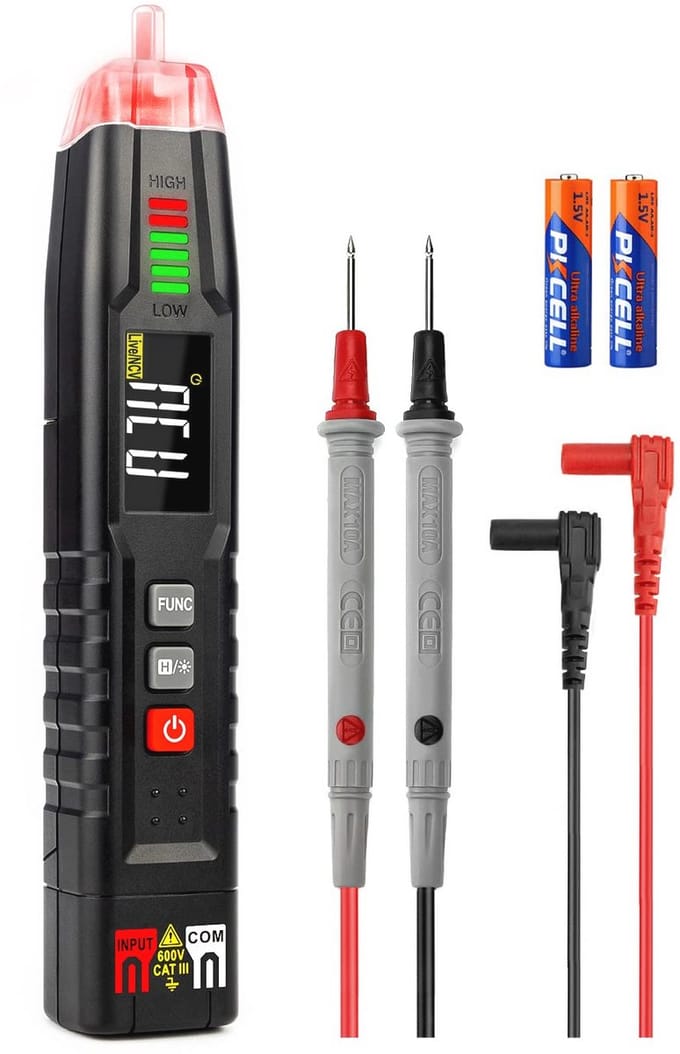 Slimme Digitale Multimeter en Spanningstester voor Voertuigen - Draaiveldmeetapparaat en Accutester